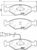 HELLA 8DB 355 021-201 Brake Pad Set, disc brake